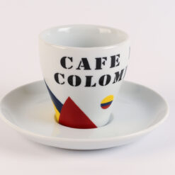 Cafe de Colombia Retro Cycling Team Cappuccino Cup & Saucer