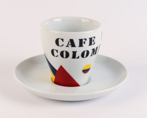 Cafe de Colombia Retro Cycling Team Cappuccino Cup & Saucer