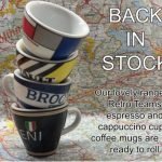 Retro Cycling Teams Espresso Cups Back in Stock