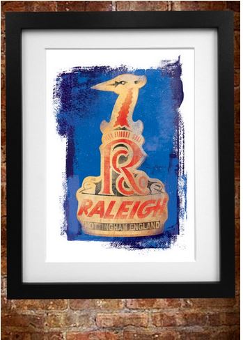 Retro Raleigh Print