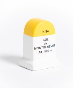 col de mont genevre road marker