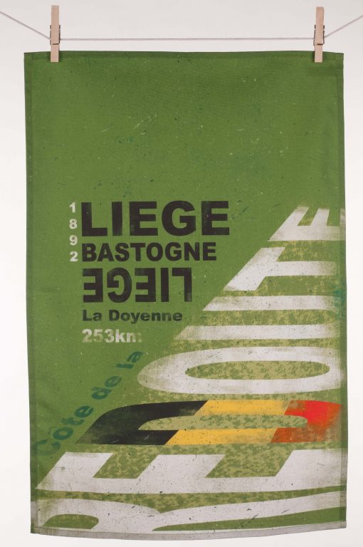 Liege Bastogne Liege Tea Towel