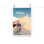 Mont Ventoux Cycling Print