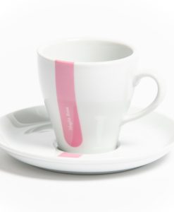 pink jersey cappuccino cup