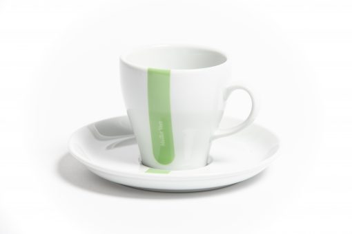 green jersey cappuccino cup