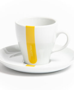 yellow jersey cappuccino cup