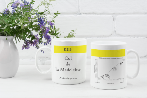 col de la madeleine famous climbs mug