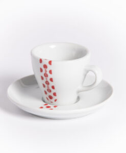 polka dot jersey espresso cup