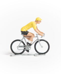 yellow jersey mini cyclist