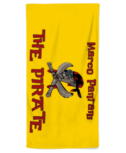 marco pantani beach towel