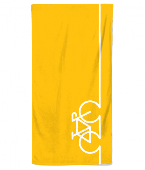 yellow beach towel