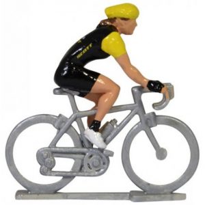 Cycliste miniature CBG Mignot Maillot Jaune Cycling figure Ech 1/35 
