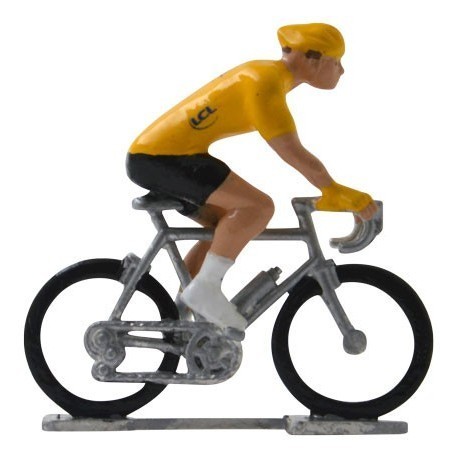 yellow jersey hi def mini cyclist