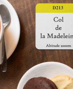 col de la madeleine yellow band coaster