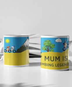 mum is a climbing legend mug