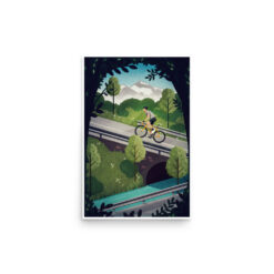 Into the Hills Cycling Print