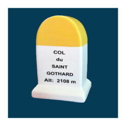 Col du Saint Gothard Road Marker Model