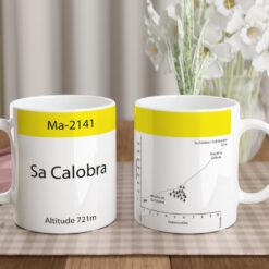 Sa Calobra Famous Climbs Road Marker Mug