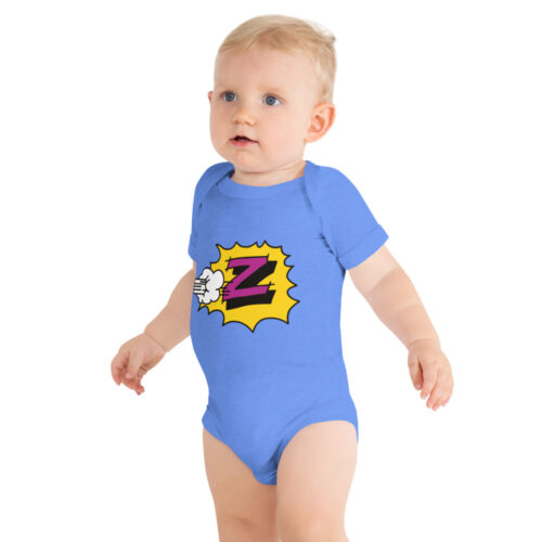 Z Retro Cycling Baby Onesie - Image 4