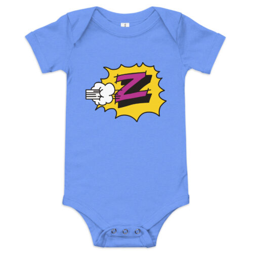 Z Retro Cycling Baby Onesie