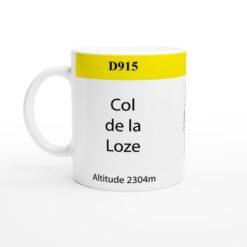 Col de Loze Famous Climbs Mug